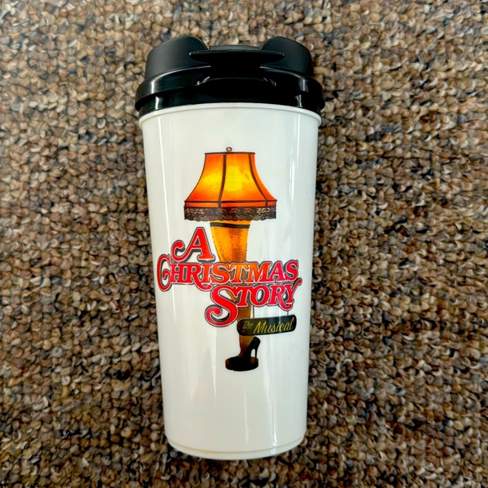 A Christmas Story The Musical‎ Broadway Travel Tumbler Souvenir Cup